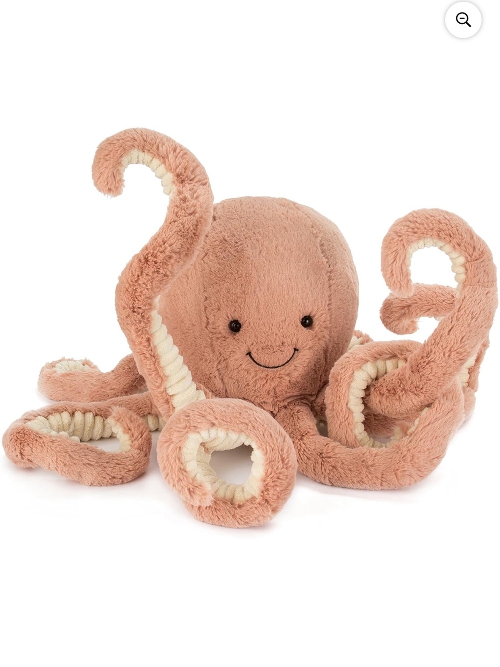 Jellycat Blush Octopus Plush with Cream Suckers authentic jellycat